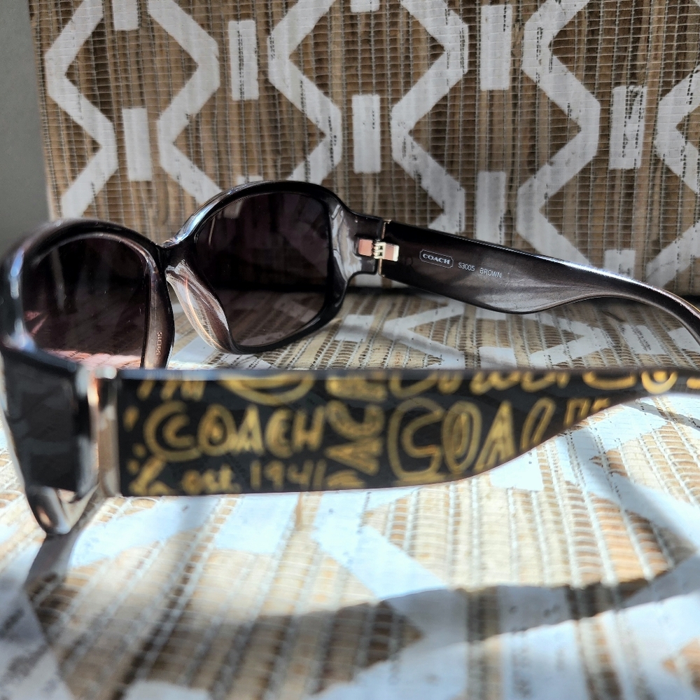 Coach Signature Sunglesses with Coach case